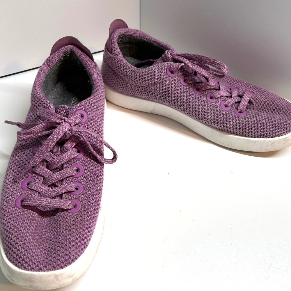 Allbirds Men's Purple Tree Piper Sneakers in Size 8